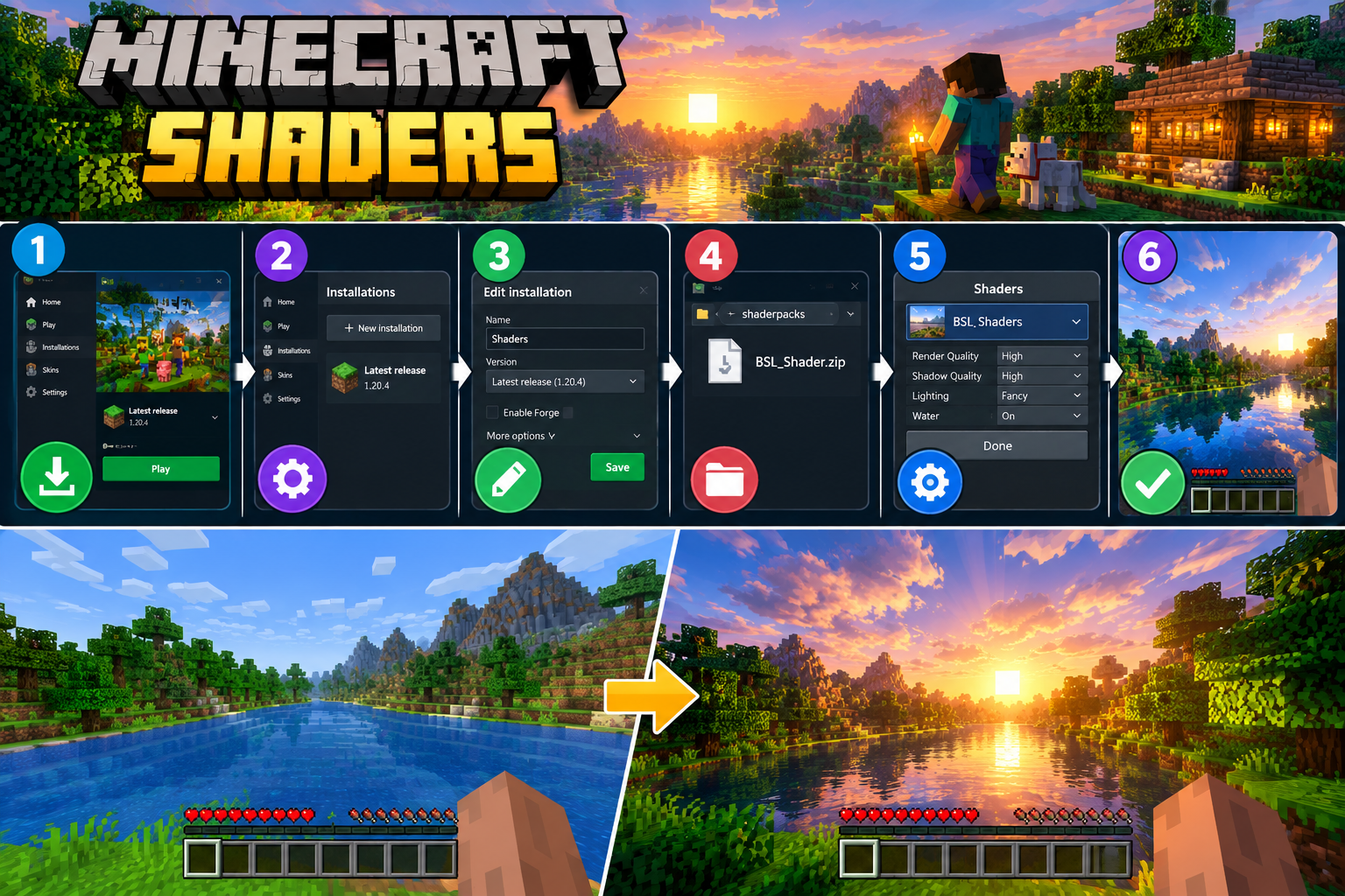 Minecraft Shaders